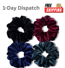 .IVARYSS Extra Large Scrunchies for Thick Hair Velvet 6 Inch 4 Pack