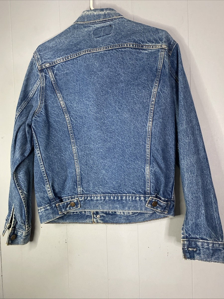 80s USA製 Levi’s 70506 Trucker Jacket 40 Vintage Levis Denim Jacket Mens 40R Blue Trucker 70506 Medium M