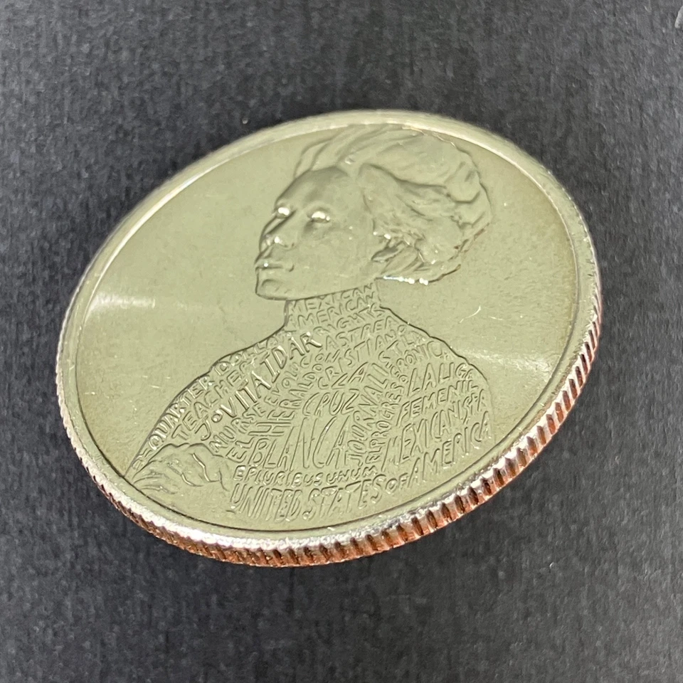 2023 D Jovita Idar U.S. Quarter Error 'In Cod We Trust' + Die Strike Error Coin - Image 4 of 4