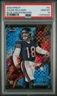 Graded 2024 Topps Finest Caleb Williams #61 /99 Blue Checkerboard RC Card PSA 10