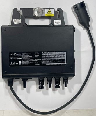 APsystems Microinverter, Model YC-600(Y)-NA, for 2- Solar Panels