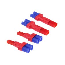 4pcs JST to EC2 Male Female RC Connector Adapter E87-4
