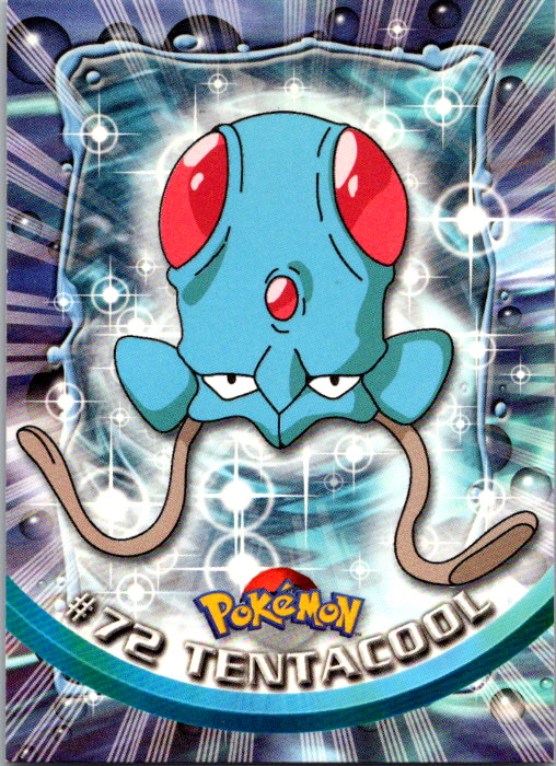 Tentacool #72 - Pokémon Topps - Green Logo