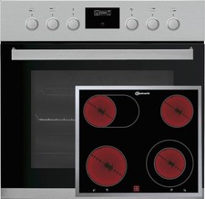 Bauknecht Einbau Herd Set HEKO PROFI 5500 65 l Garraum Glaskeramik Kochf.