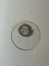 Vintage V.T.F. Watch Glass / Crystal 17 2/16 - 14 2/8 NOS