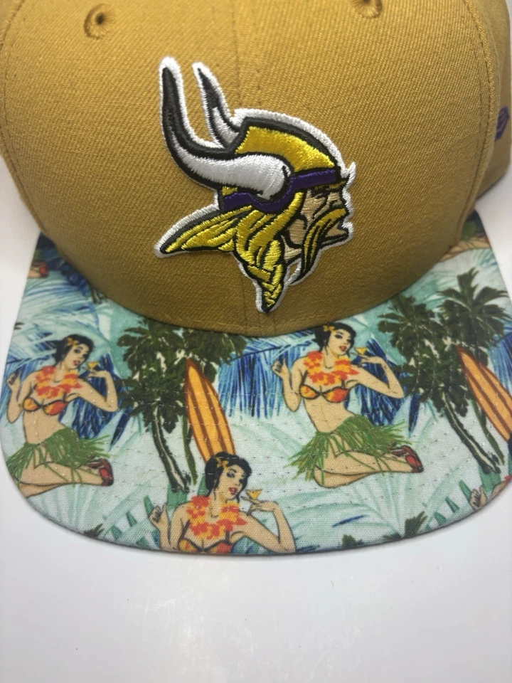 Minnesota Vikings NFL New Era Logo 9FIFTY Gorra Snapback Hula Niñas OSFM Foto 2 de 4