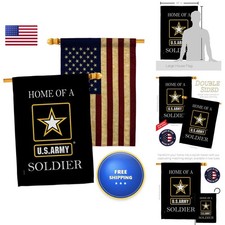 US Army Soldier House Flag 28 x 40 inch Made in USA