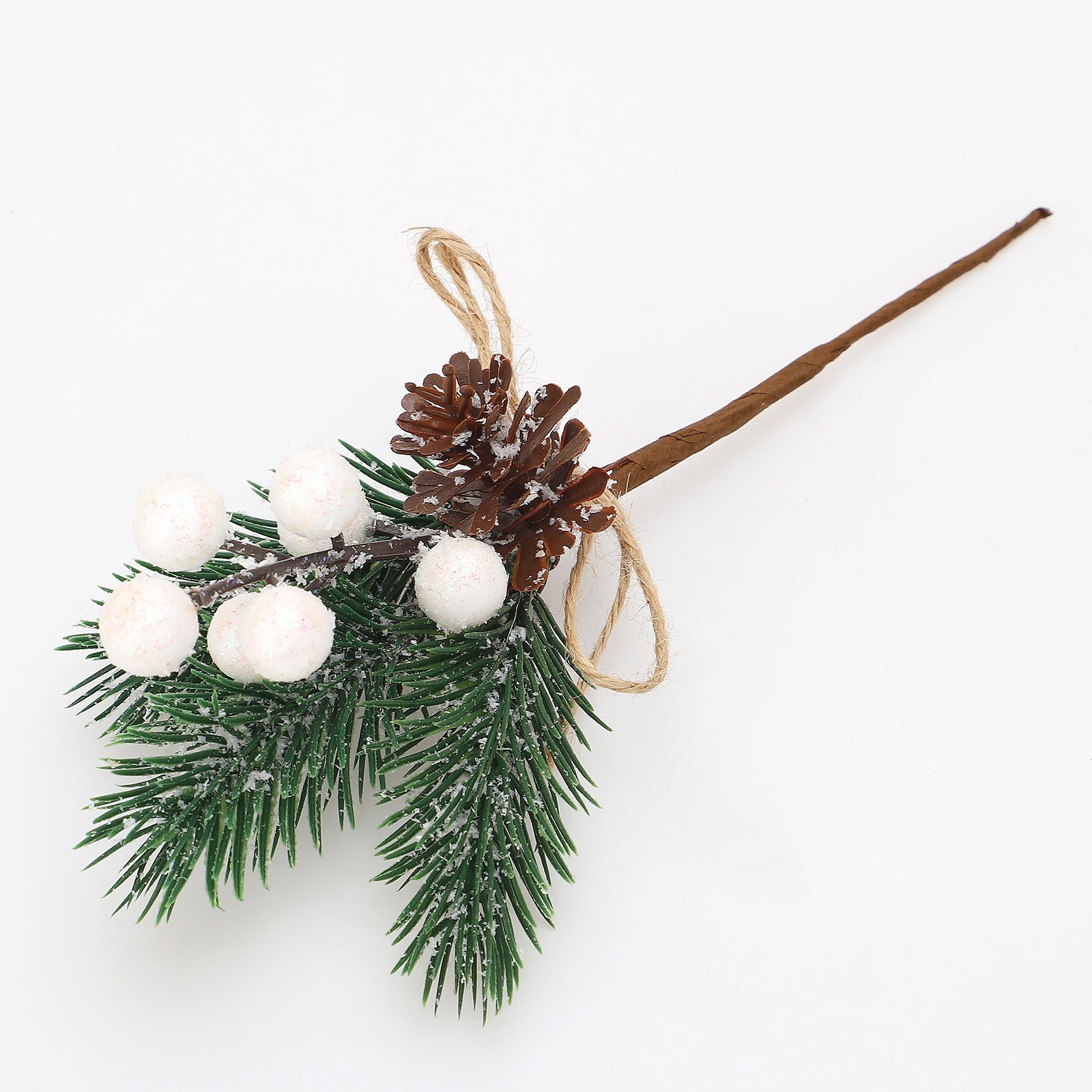 Christmas Accessories: Pine Needles Pine Cones Artificial Berries Red Fruit B