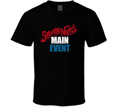 Saturday Nights Main Event T-Shirt Retro Wrestling Graphic Tee Unisex
