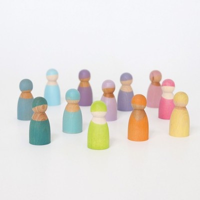 Grimms 10579 Regenbogen Freunde Pastell ohne Holzrahmen Grimm's Grimm + BONUS