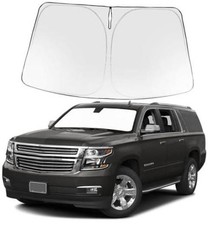 2026 Upgrade Windshield Sun Shade Custom Fit Foldable Front 2015-2020 Suburban