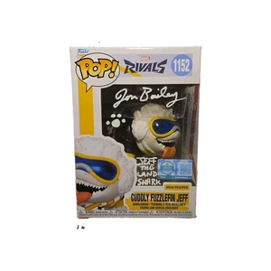 Funko Pop! Marvel Rivals Cuddly Fuzzlefin Jeff 1152 Limited Edition Autographed