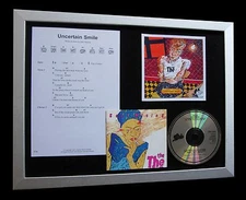 THE THE Uncertain Smile LTD TOP QUALITY CD FRAMED DISPLAY+EXPRESS GLOBAL SHIP!!