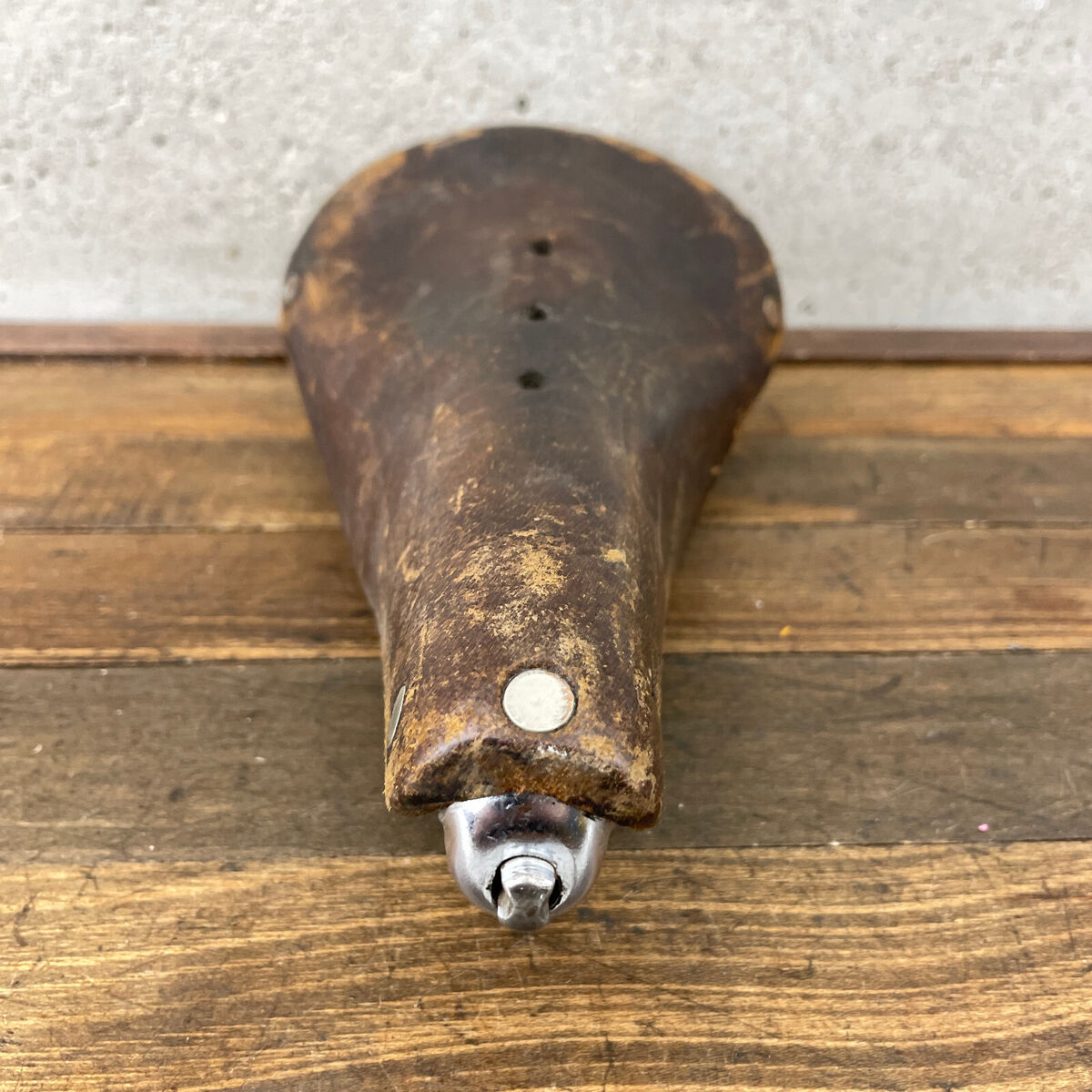 【2024年】高評価レビューアイテム特集 Vintage Brooks Leather Saddle Early Seat 662070 No Pat ブルックス