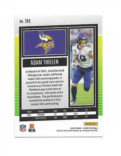 2022 Score Red* Purple*ScoreCard* Parallel*Inserts* Rookies Complete your Set - Picture 109 of 273