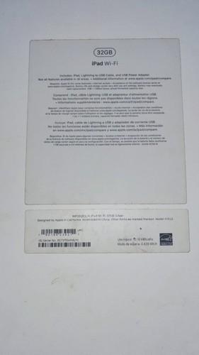 Apple iPad 5th Gen 9.7” 32gig - PARTS OR REPAIR - Picture 6 of 6
