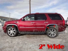 for:2007-2014 Cadillac Escalade/Tahoe/Yukon Wheel Fender Trim Stainless 6Pc 2"