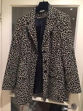 Apart Leopard Print Jacket Size L