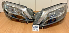 Mercedes Benz Genuine S Class W222 LED Headlight Lamp Left Right Pair OEM
