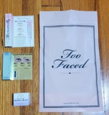 Too Faced Makeup Set of 3: Mascara, Face Primer, Pillow Cream. Travel /mini size