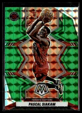 2021-22 Panini Mosaic Pascal Siakam #63 Green Toronto Raptors