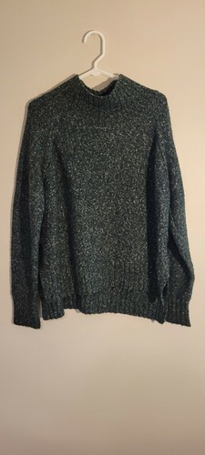 H\u0026M Forest Green Mock Turtleneck 