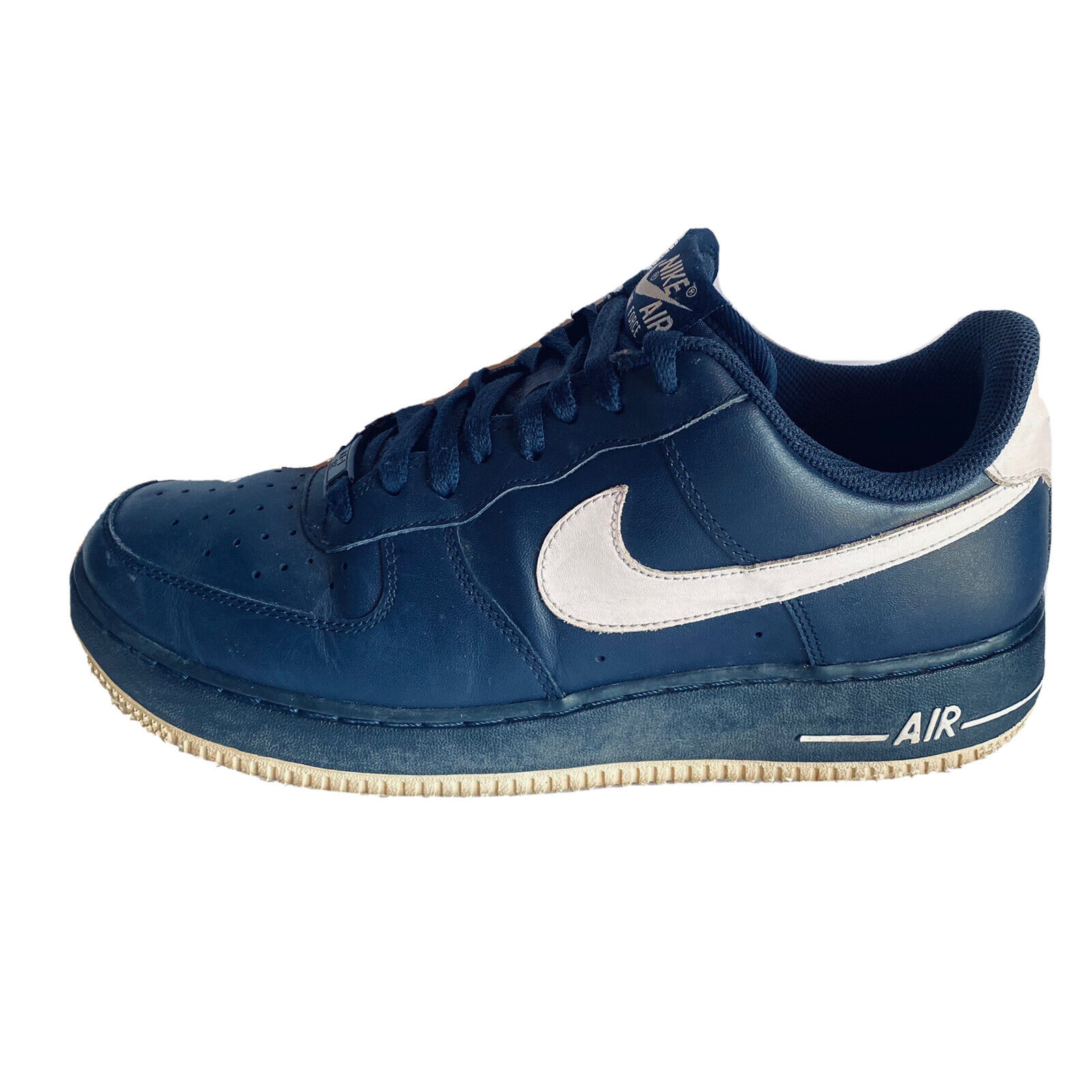 Nike Air Force 1 Low Top Dark Blue Obsidian White