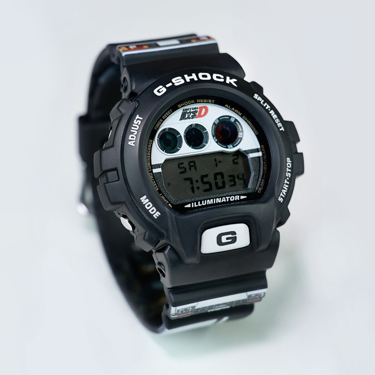 dw-6900 Initial D G-Shock 文字頭D 海外 Initial D Special Edition White Ver G-Shock DW-6900 Watch