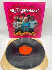 This Is Rose Maddox With The Vern Williams Band LP 1981 Arhooli Records PROMO LP