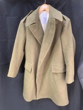 Genuine British Army Man's Mounted Regiment Khaki Greatcoat - 32" Chest