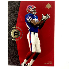 Eric Moulds 1996 SP Rookie Card #17 NFL Buffalo Bills. rookie card picture