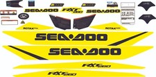 SEADOO RXT 260 2015 Graphics / Decal / Sticker Kit Custom Yellow