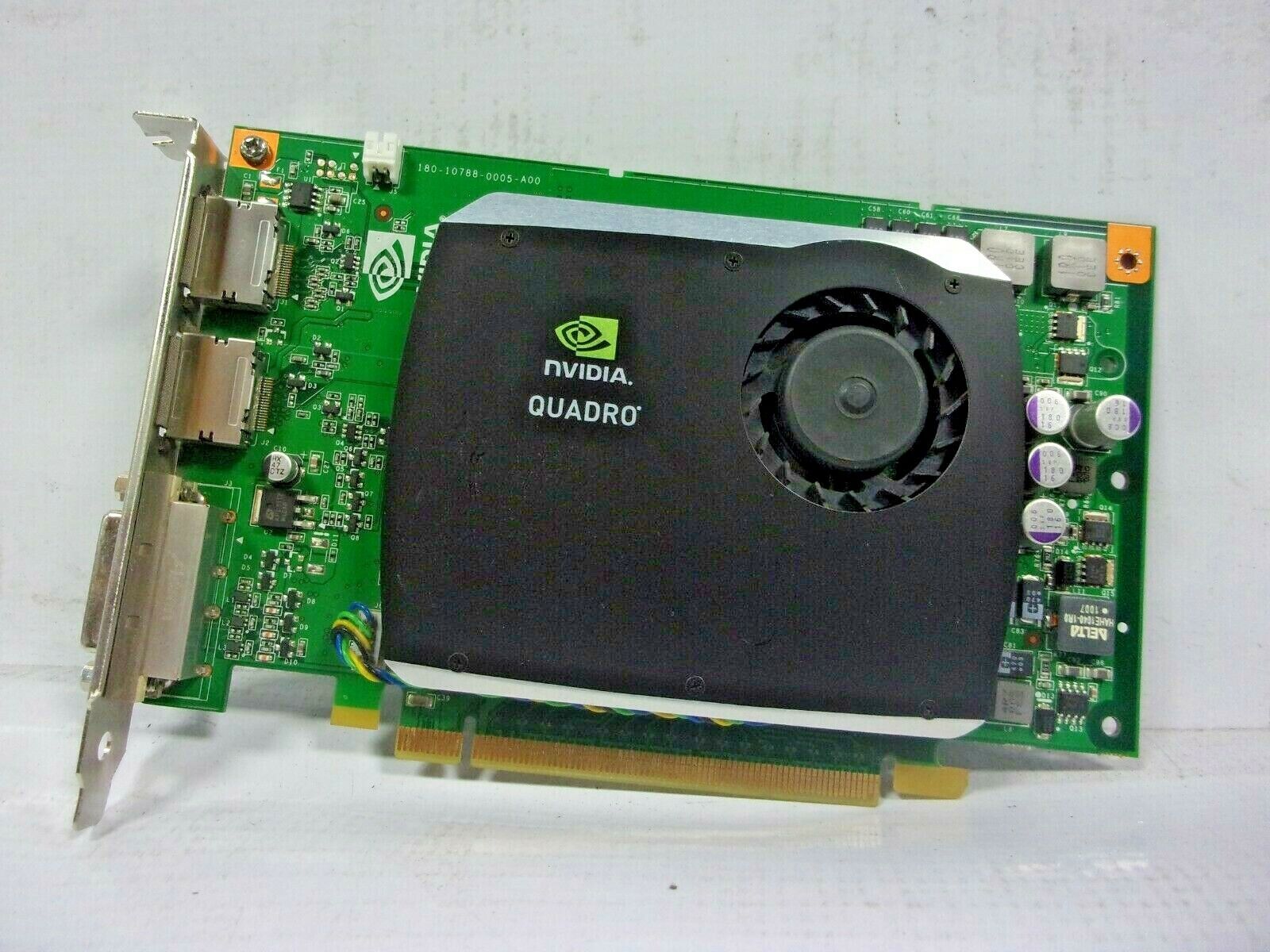 Dell NVIDIA Quadro FX 580 512MB GPU Graphics Video Card DVI DisplayPort R784K
