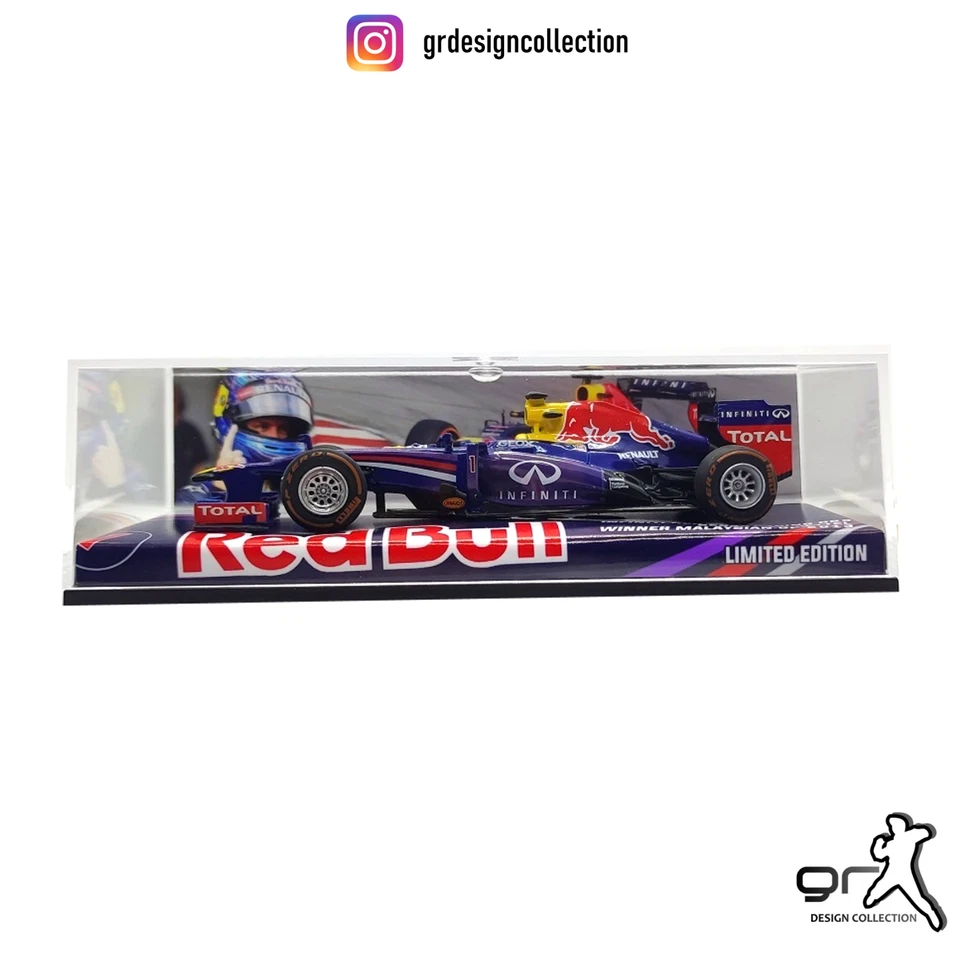 Sebastian Vettel - RedBull RB9 - F1 Winner Malaysian GP 2013 / Altaya IXO / 1:43 - Immagine 2 di 4