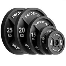 CERBERUS Cast Iron Olympic Plates - Old School Weight Plates
