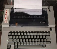 Vintage  Electric Typewriter Calcutyping Sharp Model PA-3250 thumbnail