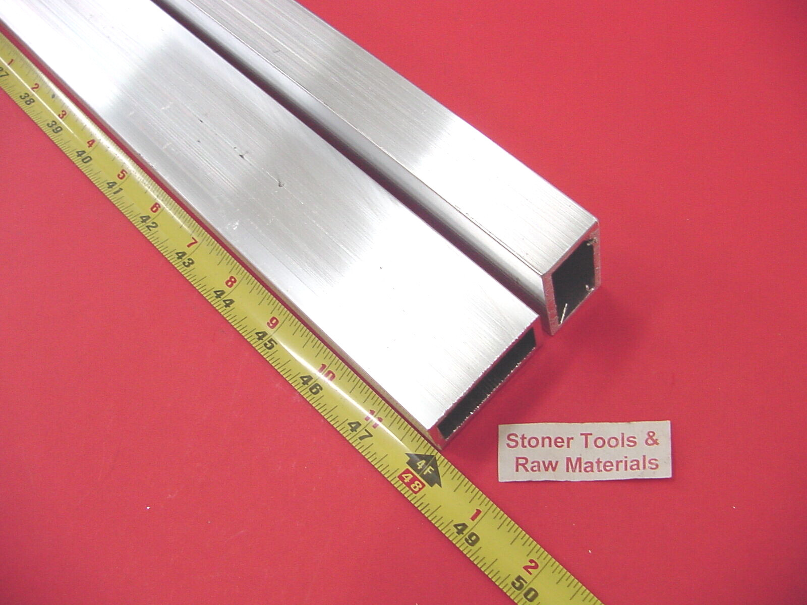 36 Pieces Of 2-1/2" X 2-1/2" X 1/8" Wall 6063 T52 Aluminum Square Tube – 36" Length, Made In USA 7 thumbnail image