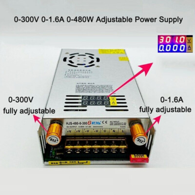 480W 300V 1.6A Adjustable DC Power Supply Current limiting Power Transforme