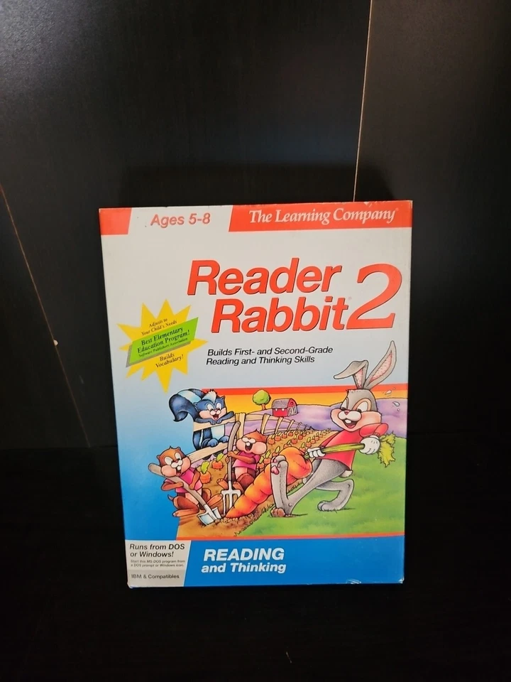 Reader Rabbit 2;IBM,Tandy & compatibles DOS program disc Learning Company Trl8#5 - Image 4 of 4