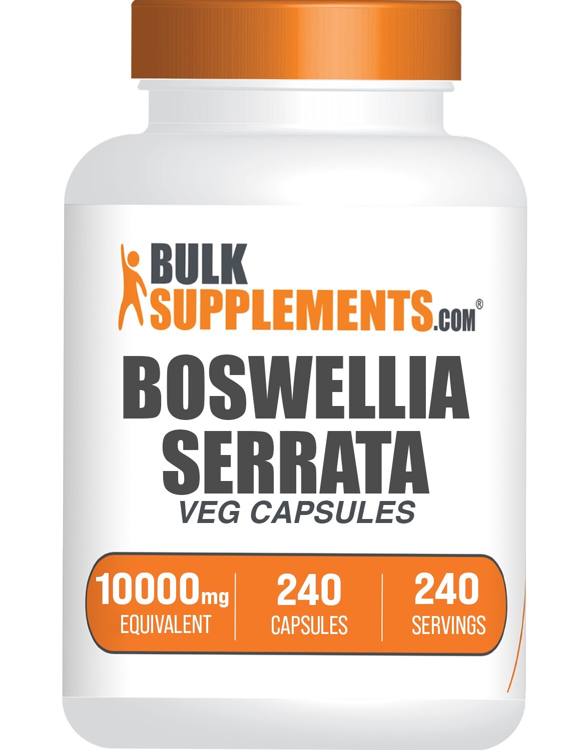 BulkSupplements Extracto de Boswellia Serrata 240 cápsulas - 1000 mg por porción