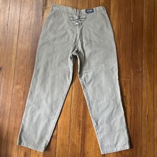 NEW VTG Roughrider By Circle T Denim Jeans Tan Silver accents 15/16 Made In USA
