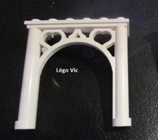 Lego 2145 Arch 2x6x5 White White Fabuland 3683 3676 3798 5824 5805 4178 MOC B19