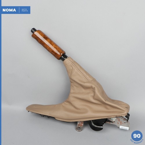 9902 BMW Z3 E36 Handbrake Hand Brake Lever Leather Boot w/ Beige