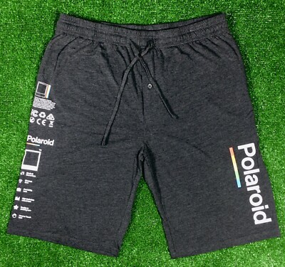 Polaroid All Over Graphic Print Shorts 