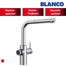 Küchenarmatur Blanco Evol-S Volume Edelstahl 525211 Wasserhahn Schlauchbrause