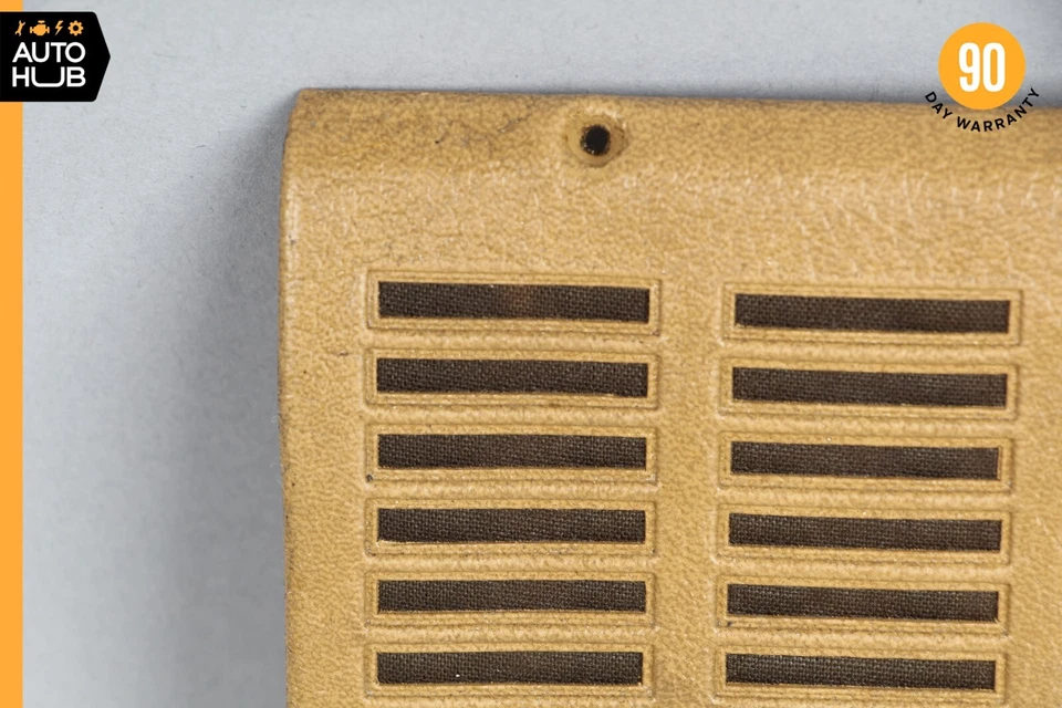 Cubierta de altavoz de tablero derecho Mercedes R107 450SL 560SL parrilla OEM 86k Foto 2 de 4