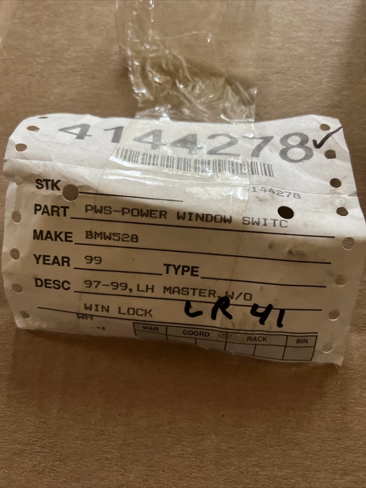 1997-2003 bmw e39 528 540 m5 главный выключатель стекла. OEM изящный - Изображение 2 из 3