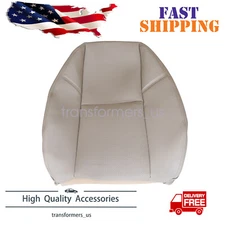 Driver or Passenger Top Leather Seat Cover Tan For 2007-2014 Cadillac Escalade