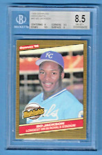 1986 Donruss Highlights Bo Jackson Royals #43 Rookie BGS 8.5 #0008998436