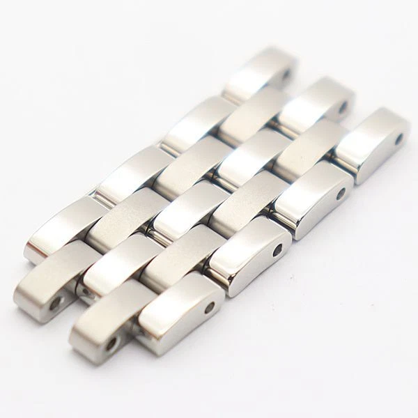 Gucci Véritable 4 Maillons 5500L Montre Homme Bracelet Ceinture Pièces Argent 14mm